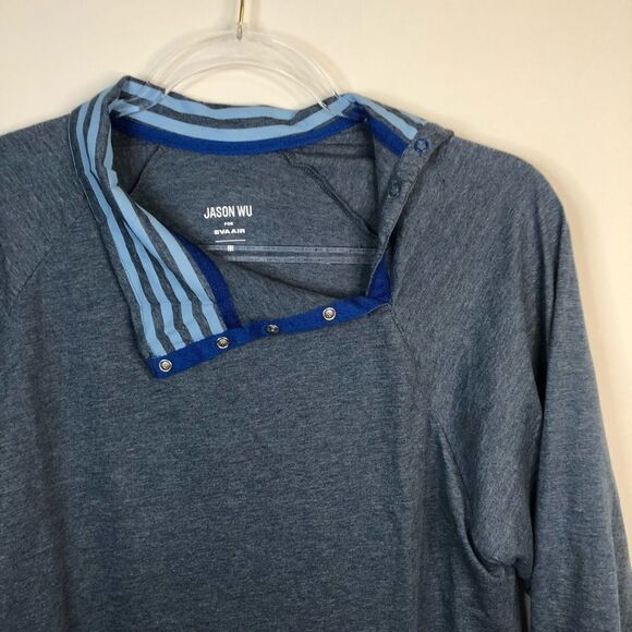 Jason Wu Blue Long Sleeve PJ Top - Picture 2 of 5